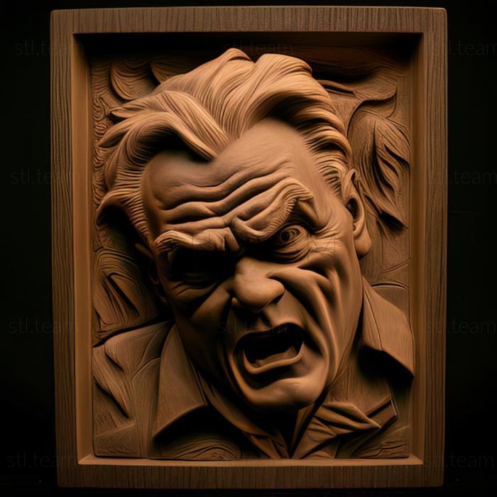 3D model Cody Jarrett Delirium Tremens James Cagney (STL)
